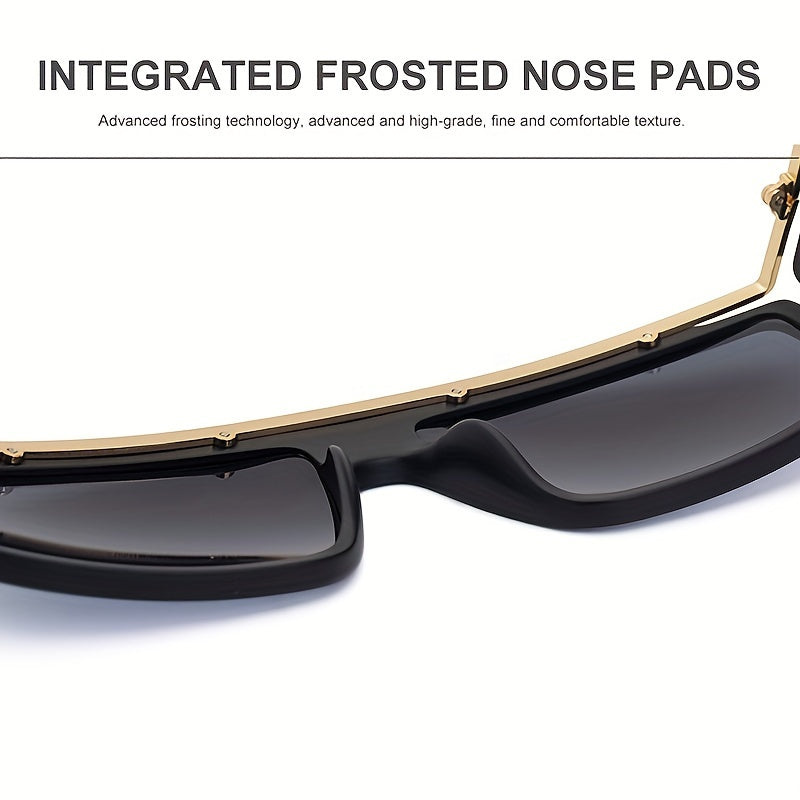 Men's Retro Steam Punk Sunglasses with High Glasses Box