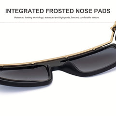 Men's Retro Steam Punk Sunglasses with High Glasses Box