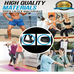 11pcs Fitness Training Equipment with Yoga Resistance Bands & Accessories