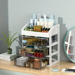 Clear Makeup Organizer Big & Spacious Cosmetic Display Case