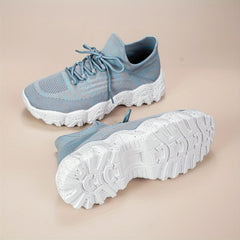 Men's Casual Woven Running Shoes Breathable Non-slip Outdoor Training