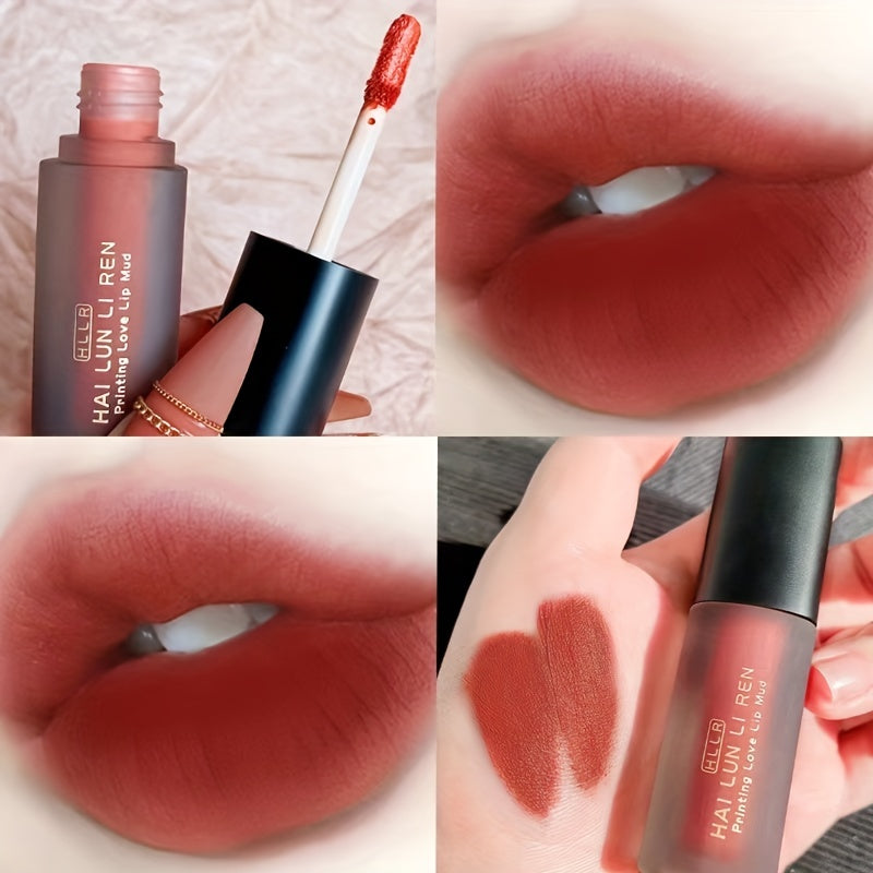 Velvet Matte Lip Tint Waterproof Lip Stick Red Brown Lipstick
