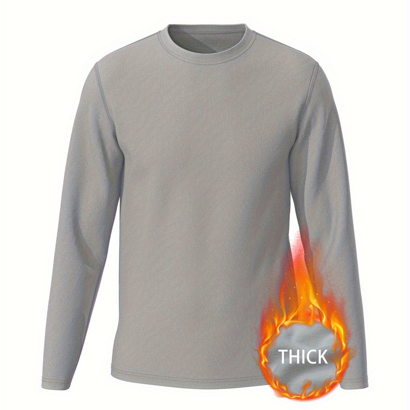 Men's Long Sleeve Compression Shirt for Athletic Cold Weather