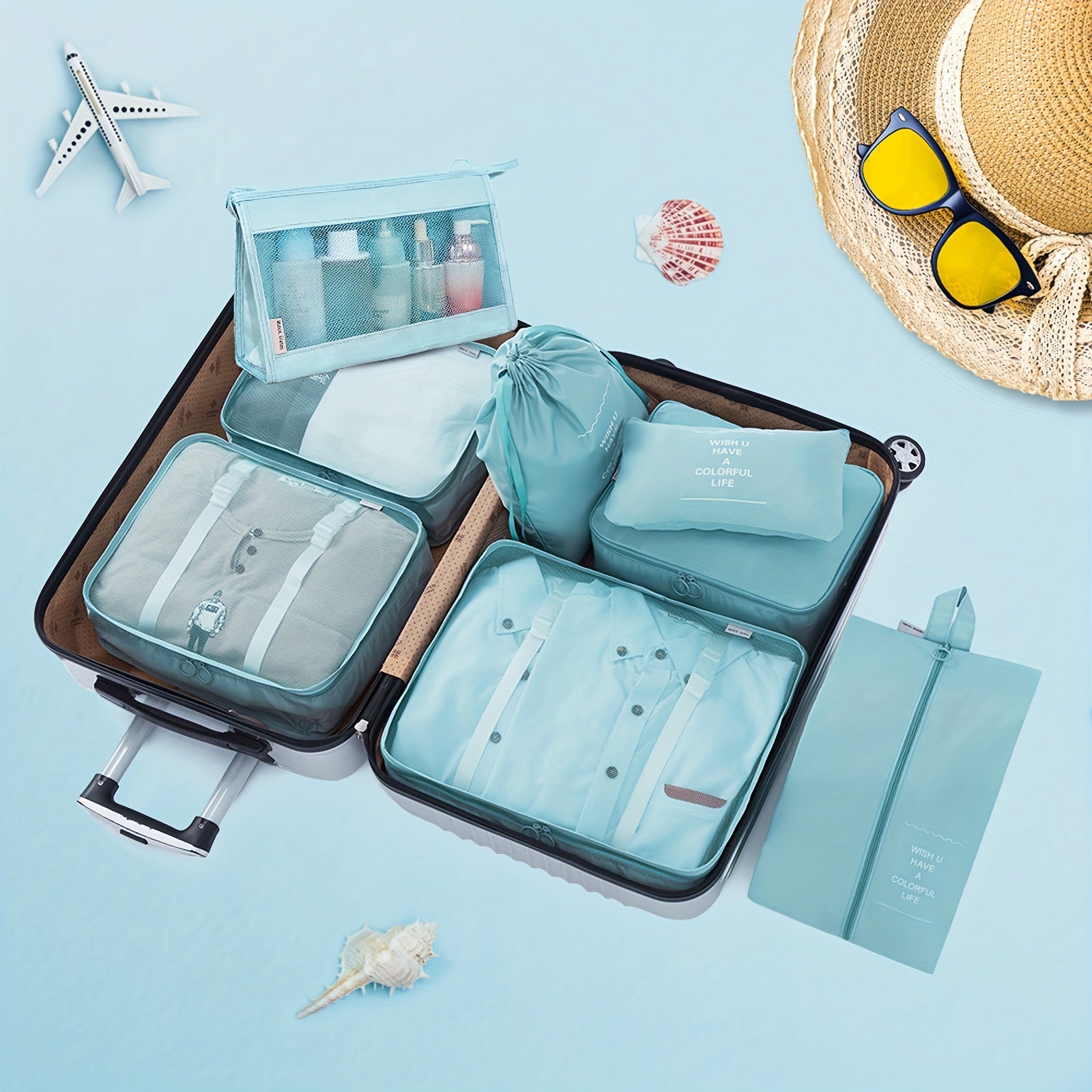 Travel Luggage Organizer Dustproof Storage Bags Lightweight Container