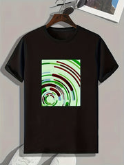 Abstract Painting Print Men's Graphic T shirt