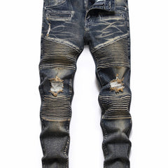 Boys Ripped Denim Jeans Long Pants for Kids