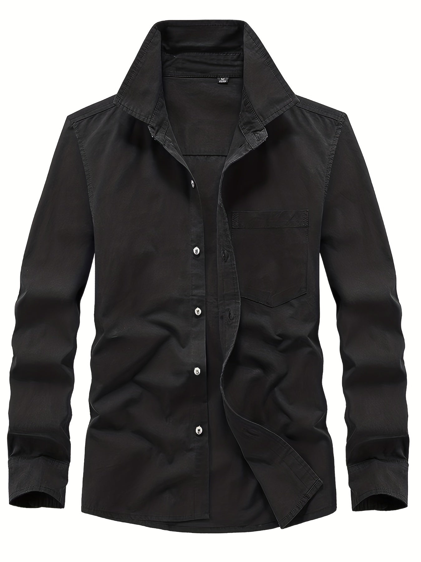 Men's Casual Long Sleeve Button Up Shirt