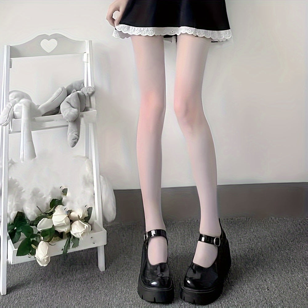 High Waist Slim Footed Pantyhose Women's Stockings