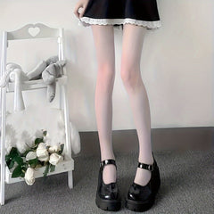 High Waist Slim Footed Pantyhose Women's Stockings