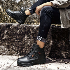Men's Tactical Combat Boots Wear-resistant Outdoor Hiking Trekking