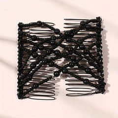 Double Stretching Combs Hair Bun Maker Hair Styling Tools
