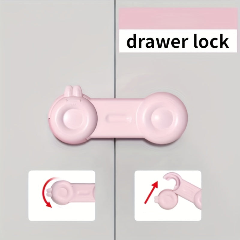 Children's Safety Lock Baby Anti-pinch Hand Drawer Lock