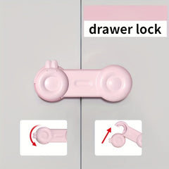 Children's Safety Lock Baby Anti-pinch Hand Drawer Lock