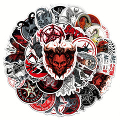 50pcs Satan Fallen Angel Devil Series Stickers for Mobile Phone Cases
