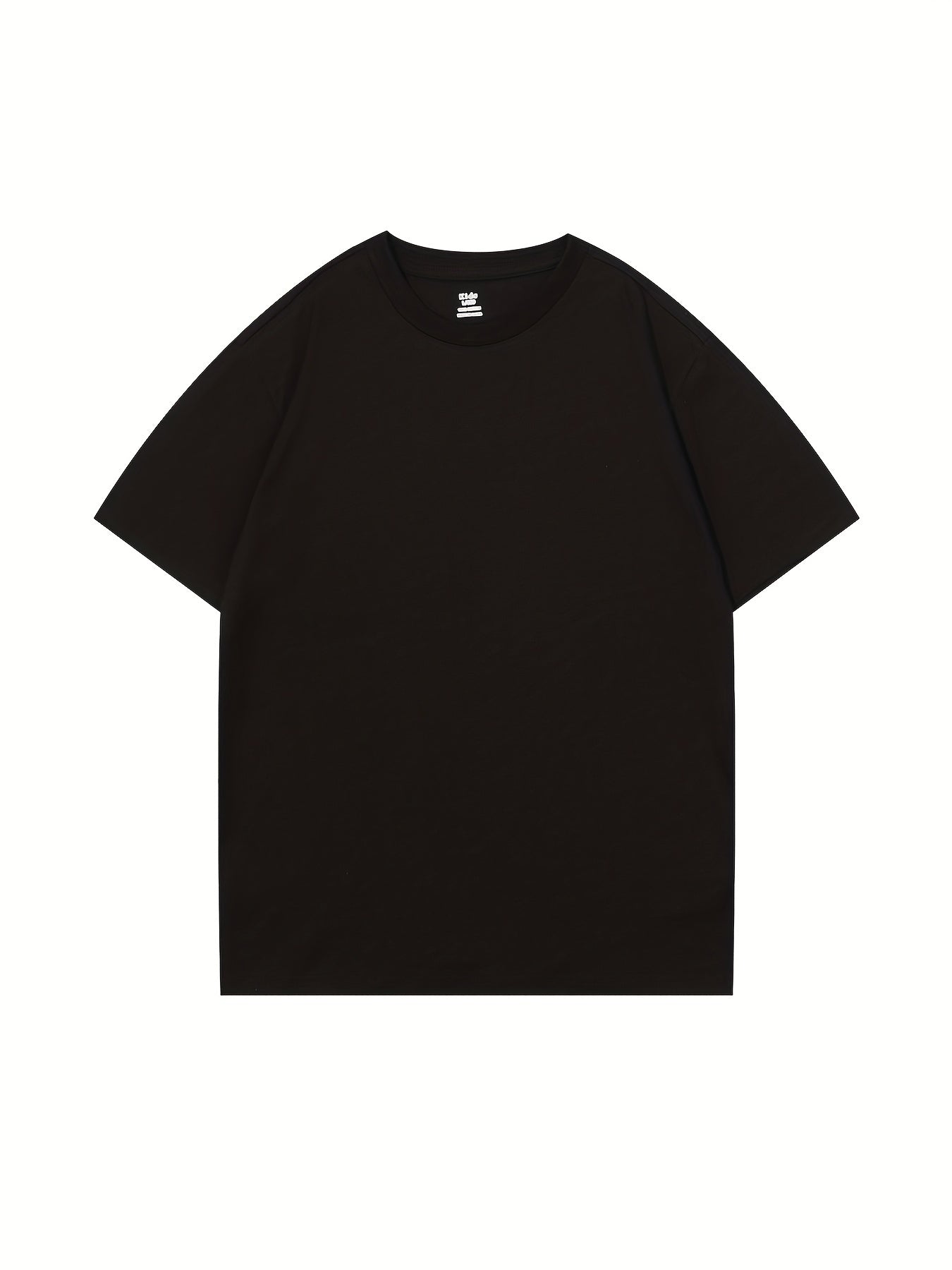 5 Unisex Cotton T-shirts in Various Colors Crew Neck Tee for Kids Summer Wear