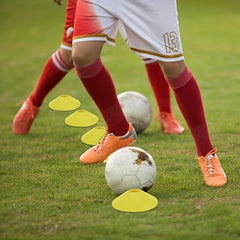 Football Agility Ladder Set with Resistance Umbrella, Cones, Stakes