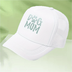 Dog Mom Printed Baseball Cap Washed Sports Hat Sunscreen Breathable Dad Hat