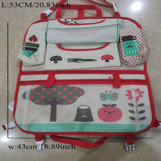 Cartoon Car Seat Back Storage Bag - Maximize Rear Seat Storage