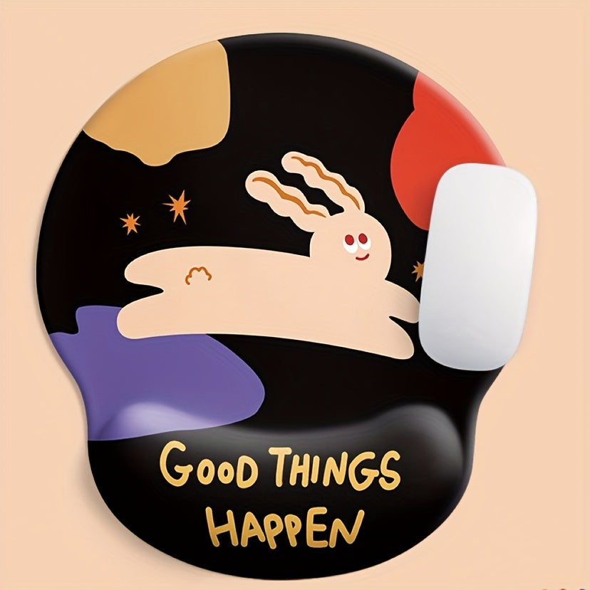 Mouse Pad with Wrist Pad for Office Worker