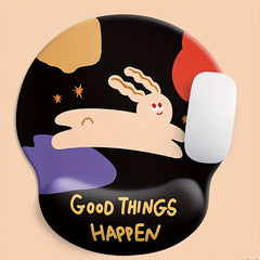 Mouse Pad with Wrist Pad for Office Worker