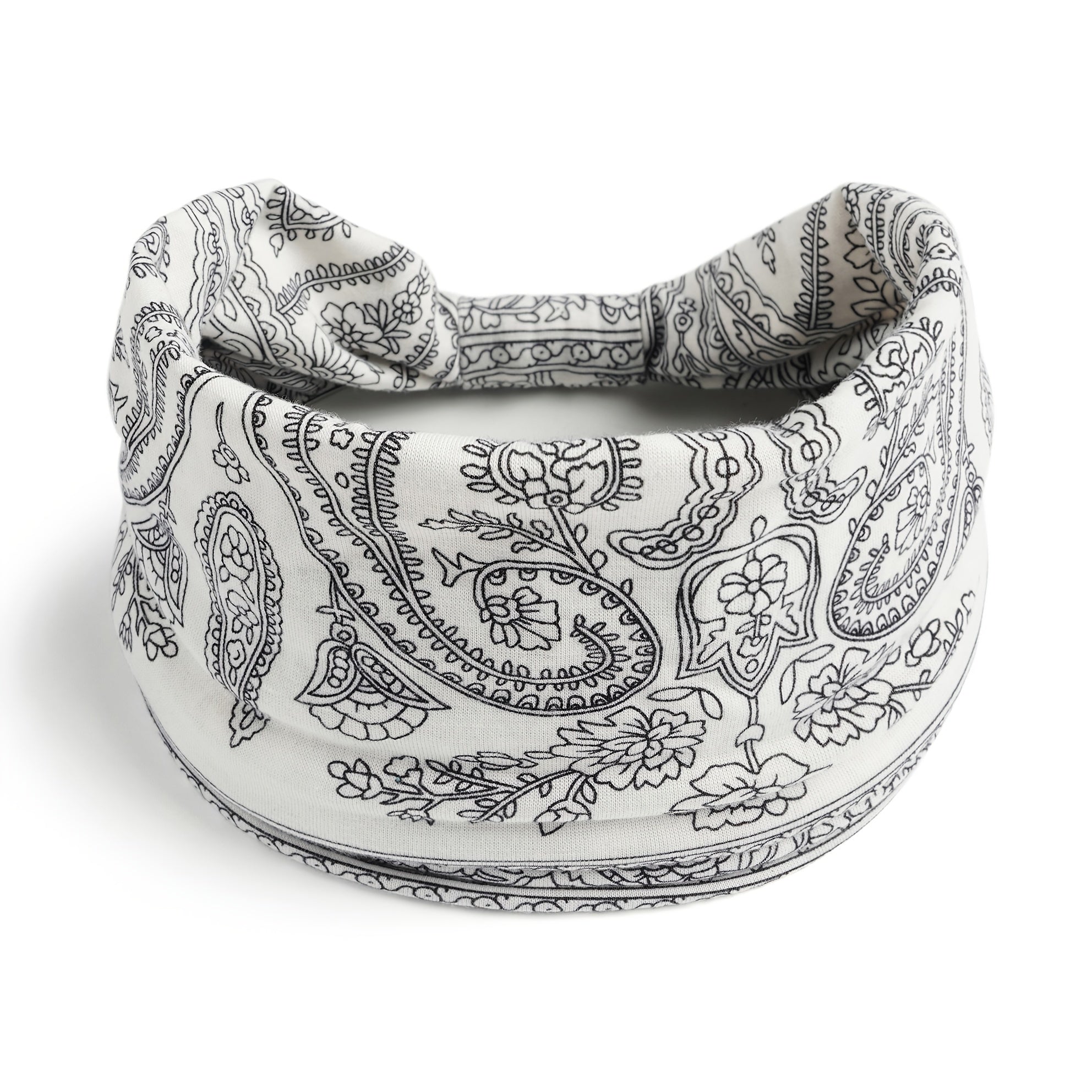 Paisley Print Boho Headband Hair Accessory