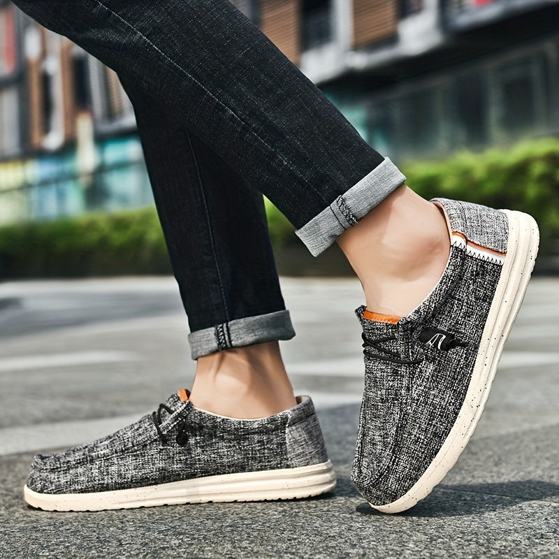 Men's Lightweight Lace-up Slip-On Shoes for Spring and Summer