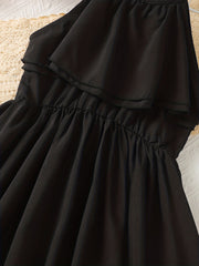 Toddler Girls Ruffle Trim Princess Dress For Party Beach Vacation
