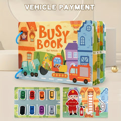 Car Themed Animal Learning Book 3-5 Years