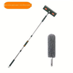 Extendable Window Squeegee 3 Section Stainless Steel Window Washer