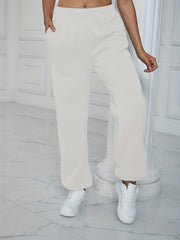 Versatile Jogger Pants Casual Elastic Waist Sweatpants Women's Clothing