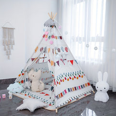 Kids Indoor Princess Tent with Star Lights