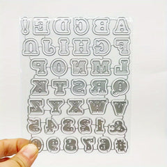 Metal Embossing Scissors Cutting Mold - Letter & Number Die DIY