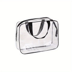 Transparent Makeup Zipper Bag Lightweight Versatile Storage Bag
