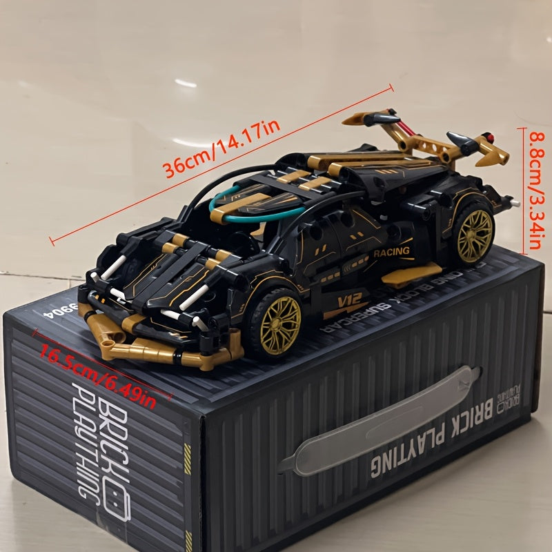 1330pcs Car Model Building Blocks Set ABS Plastic Toy
