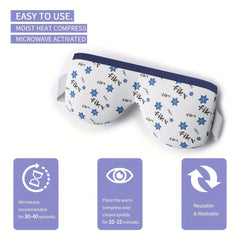 Moist Heat Eye Compression Pads, Light Blocking Eye Masks for Dry Eyes