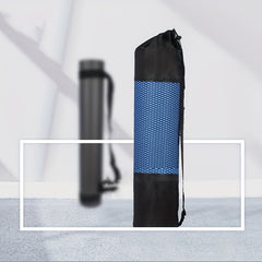 Yoga Mat Mesh Storage Bag Foam Roller Drawstring Backpack
