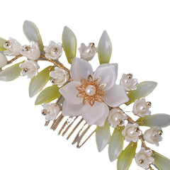 Leaf Bride Wedding Hair Comb Bridal Hair Piece Hair Accessories