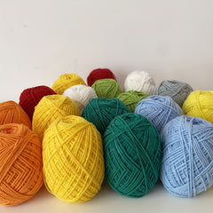 3pcs Soft Crochet Yarn 4 Layers Milk Yarn DIY Blanket Sweater Hat Scarf
