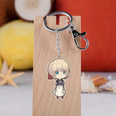 16 Inch Anime Figure Key Chain Toys Acrylic Key Ring Accessories