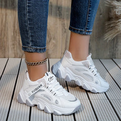 Women's Spring Fleece High Sports Shoes Dad Shoes