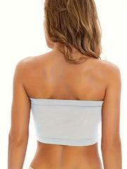 3pcs Strapless Bandeau Bras Soft & Stretchy Women's Lingerie
