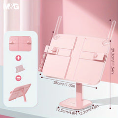 1pc Foldable Reading Stand Book Stand Reading Artifact Anti Low Head