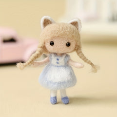 Princess Felt Kit DIY Embroidery Wool Felt Craft Stitch Needlework