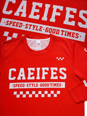 Men's CAEIFES Long Sleeve Motorcycle Off-road T-shirt Quick Drying