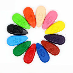 24 Colors Washable Non Toxic Water Soluble Crayons for Kids Mess Art Supplies