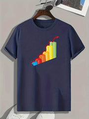 Men's Comfy Sports T shirt Graphic Tee For Fitness Activities