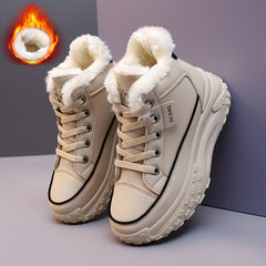 Women's Warm Medium Tube Sneakers Comfortable Casual Sport Shoes