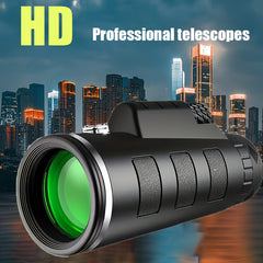 80x100 Monocular Telescope Ultra Long Distance Outdoor Camping Bird Watching
