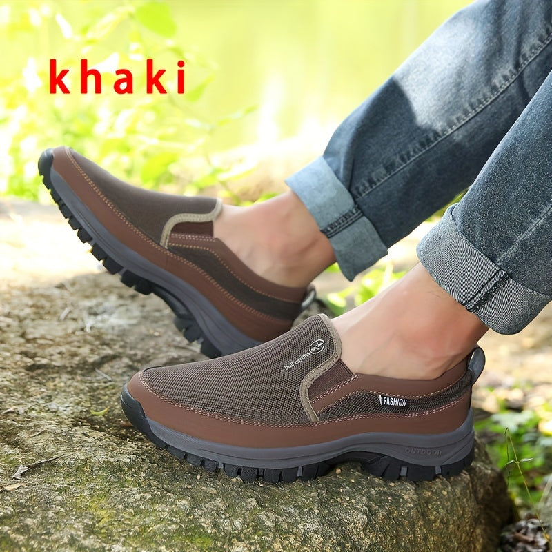 Men's Slip-On Trekking Shoes Breathable Non-Slip Sneakers