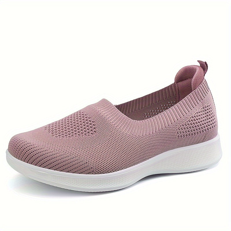 Knit Weaving Slip-on Walking Shoes for Women